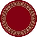 Kabul Rug - Brick (7'7" Round)
