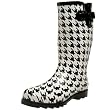 Barefoot Tess Women's Puddle Jumpers,Black/White,11 M US