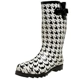 Barefoot Tess Women's Puddle Jumpers,Black/White,11 M US