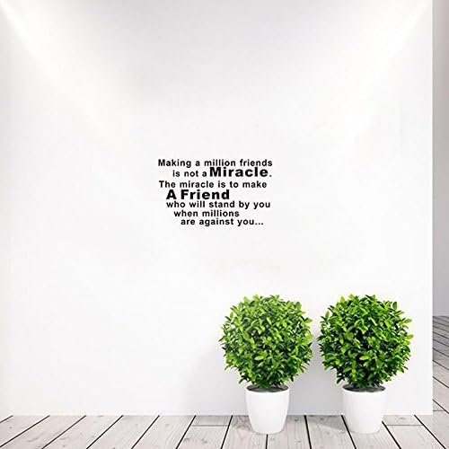 Jungleee A Friend Understand Your Tears Wall Sticker Decal Removable Vinyl Name Wall Art Decal