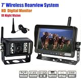 Rupse 7 inch HD Monitor Wireless IR Night Vision Rear View Back up Camera System for RV Truck Trailer Bus or Fifth Wheel 51nWIMCDNVL. SL160 Rupse 7 inch HD Monitor Wireless IR Night Vision Rear View Back up Camera System for RV Truck Trailer Bus or Fifth Wheel