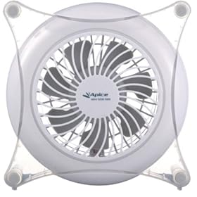 【クリックで詳細表示】アピックス ミニファン ロイヤルホワイト AFM-180-WH