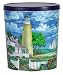 Gourmet Food : 6.5 Gallon Buttery Cheddar Cheese Popcorn Tin - Lighthouse Garden