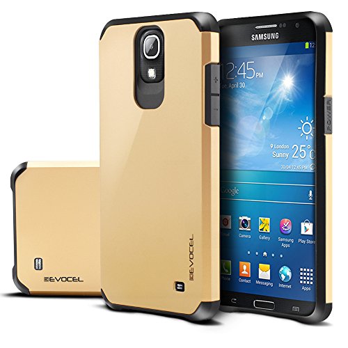 Galaxy Mega 2 Case, EvocelÂ® Dual Layer Armor Protector Case For Samsung Galaxy Mega 2 SM-G750 (AT&T 2014 Release) - Gold Medal