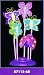Ladybug, Butterfly & Flower Stem Lamp / 87115-68