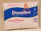 Cloth Diapers - Pre-Folded Super Absorbent White Diapers - 100% Cotton - 12 Per Pkg