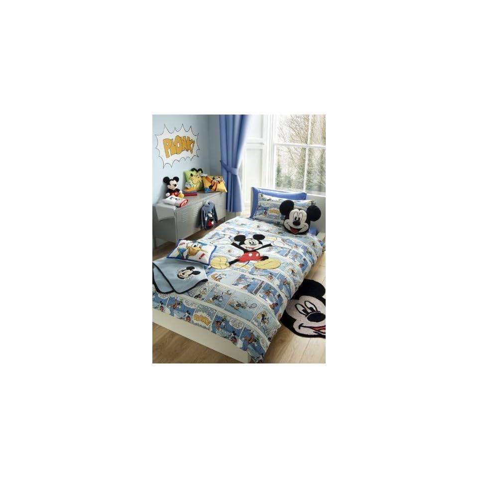 Disney Mickey Mouse Clubhouse Twin Comforter Kids Room Mickey On