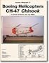 Boeing Helicopters CH-47 Chinook - Aerofax Minigraph 27