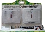 Caravan, Car, Van, Truck & Cuboard Rechargable Mini Dehumidifier - Twin Pack