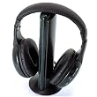 5 in 1 FM HiFi WIRELESS HEADPHONES Super Bass Cordless EARPHONE