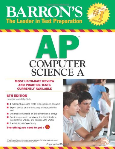 Barron's AP Computer Science A, 6th Edition image