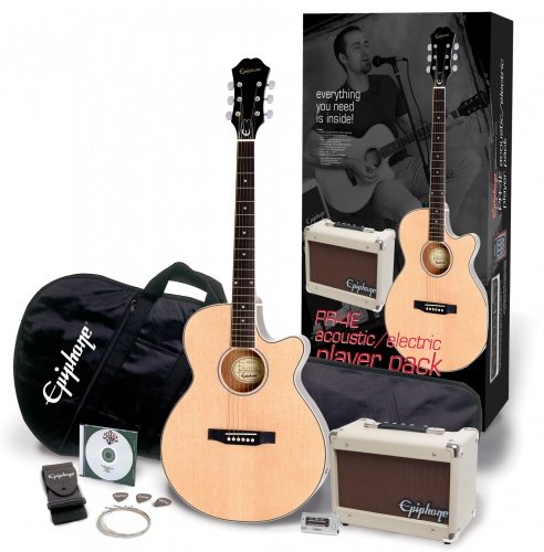 Epiphone PR-4E Acoustic-Electric Guitar Player Pack