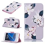 Samsung Galaxy S7 ケース カバー UNEXTATI 高品質 PUレザー 手帳型 ケース 財布型 ウォレット型 衝撃吸収 保護カバー カード収納 ホルダー 横開 スタンド機能 マグネッ