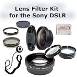 Digital Accessory Kit For Sony SLT-A33, SLT-A55, SLT-A35 Digital SLR Cameras
