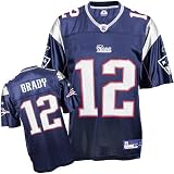 Tom Brady Navy New England Patriots Youth NFL Replica Jersey