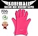 Kobemall *Gorgeous New* Pink Silicone Over Mitts (1 X Pair) * Great for BBQ * Handle Hot Pans with Ease * Better Than Woolen Oven Mitts * Simply Handle Hot Food in the Kitchen and BBQ * Protect Hands From Being Burnt * Best Deal on Amazon*