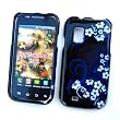 Samsung Fascinate i500 Galaxy S (Verizon) Snap On Protector Hard Case "Midnight Flowers" Design