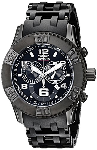 Invicta Men's 6713 Sea Spider Collection Chronograph Black Ion-Plated Stainless Steel Watch