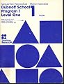 Sequential Perceptual Motor Exercises, Dubnoff School Program 1, Level 1, INSTRUCTOR'S GUIDE, (Teaching Resources Corp.)