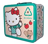 LB5 Hello Kitty Be Green Metal Lunchbox
