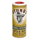Stubb's Herbal Mustard Rub, 3.5-Ounce Canisters (Pack of 12)