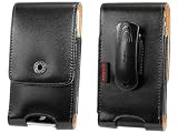 Apple iPhone 3G Noble Vertical Leather Holster with Removable Spring Clip and Swivel Clip (NOT Compatible with 1st Generation iPhone)