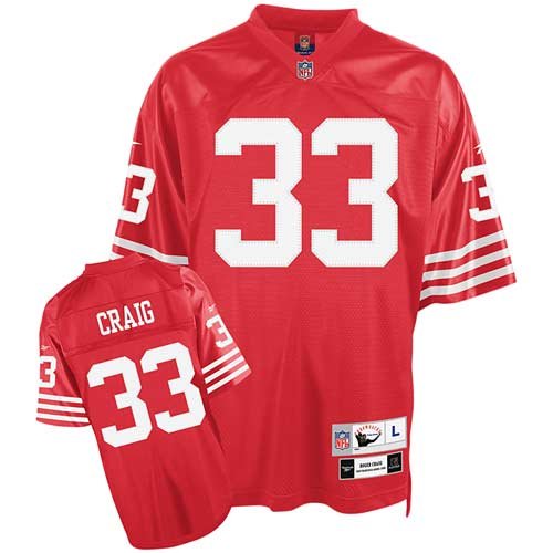 Reebok San Francisco 49ers Roger Craig Youth (8-20) Retired Legend Premier Jersey Small