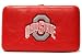 Ohio State Buckeyes Licensed Embroidered Red Flat Wallet