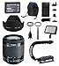 Canon EF-S 18-55mm f/3.5-5.6 IS STM Lens + Hood + Case +LP-E10 Battery + LED 160 + Charger + ForGrip Handle + Filters [Frustration-Free Packaging] EOS T3 Kit