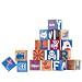 Elegant Baby Spelling Blocks, Blue/Red