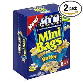 4 Pack Act II Popcorn, Butter Mini Bags, 36-Count Boxes $25.48