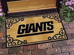 New York Giants NFL Team Logo Doormat 24"x 39"