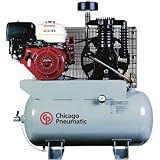 - Chicago Pneumatic Gas-Powered Air Compressor - 14 HP, 30 Gallon, Model# RCP-1230G KOHLER