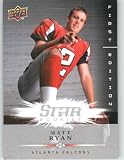 top sixtyfour Matt Ryan RC  Atlanta Falcons / 2008 Upper Deck First Edition Football Card # 221 / NFL Football Trading Card in Screwdown!