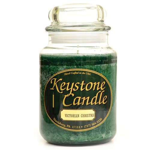 26 oz Victorian Christmas Jar Candles