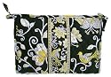 Vera Bradley Yellow Bird Large Bow Cosmetic Pouch