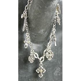 Eternity Cross Charm Bracelet