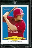 2007 Bowman Heritage Prospects # BHP77 Nathan Southard (XRC - RC - Extended Rookie Prospect Card) St. Louis Cardinals - Rookie Baseball Card in a Protective Display Case