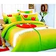 Tulip Q - Full/queen - 6 Pieces Duvet Cover Bedding Set By Le Vele