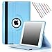 Apple iPad Mini Case / iPad Mini 2 case / iPad mini 3 Case - Thilon, 360 Degree Rotating Stand PU Leather Case Cover with Stand, Auto Sleep / Wake for iPad mini 1, 2, 3 case (Blue)