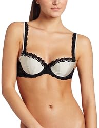 Felina Women's Tricia Lace Trimmed Satin Contour Bra 130577