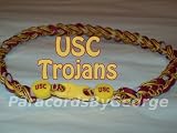 NCAA USC Trojans 3-Rope x 50 Titanium Tornado Sport Necklace - 18"