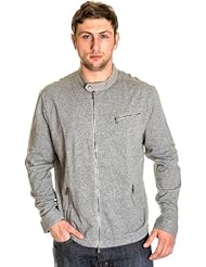 John Varvatos Mens Grey Knit Button Front Blazer Size XXL