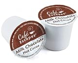 Cafe Escapes Milk Chocolate Hot Cocoa KCups, K-Cups for Keurig Brewers, 12 pack