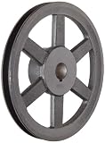 Martin AK30 1 FHP Sheave BS, 3L/4L Belt Section, 1 Groove, 1" Bore, Class 30 Gray Cast Iron, 3.05" OD, 8134 max rpm, 2.46" Pitch Diameter/2.8 Datum