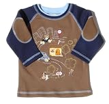 Good Lad Infant Brown Cars Long Sleeve Knit Shirt