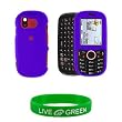 Purple Rubberized Hard Case for Samsung Intensity U450 Phone, Verizon Wireless