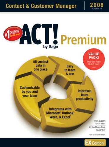 ACT! By Sage Premium 2008 10.0 Multi-Pack