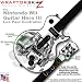 Chrome Skulls on White Skin by WraptorSkinz TM fits Nintendo Wii Guitar Hero III (3) Les Paul Controller (GUITAR NOT INCLUDED)