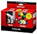 Lexmark No 32 And No 33 Ink Cartridge Black And Colour Combo-pack 15.6ml And 11.5ml